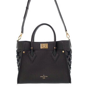 Louis Vuitton On My Side Shoulder Bag Black
